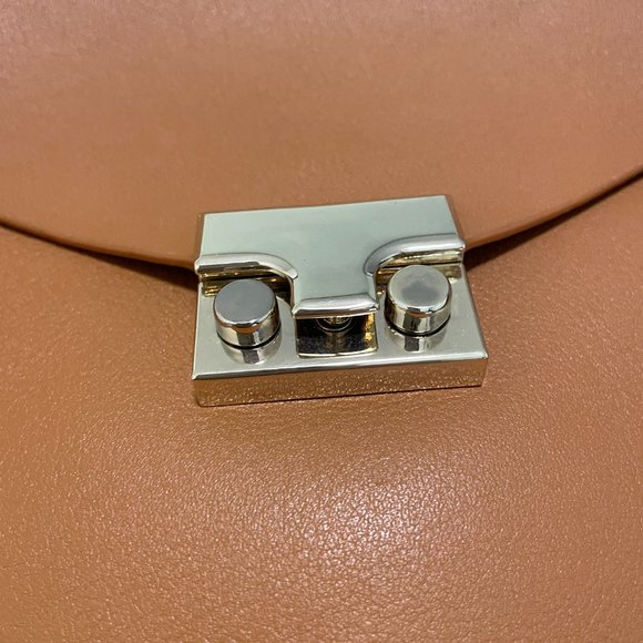 Loeffler Randall Tan crossbody bucket leather bag - Picture 6 of 9